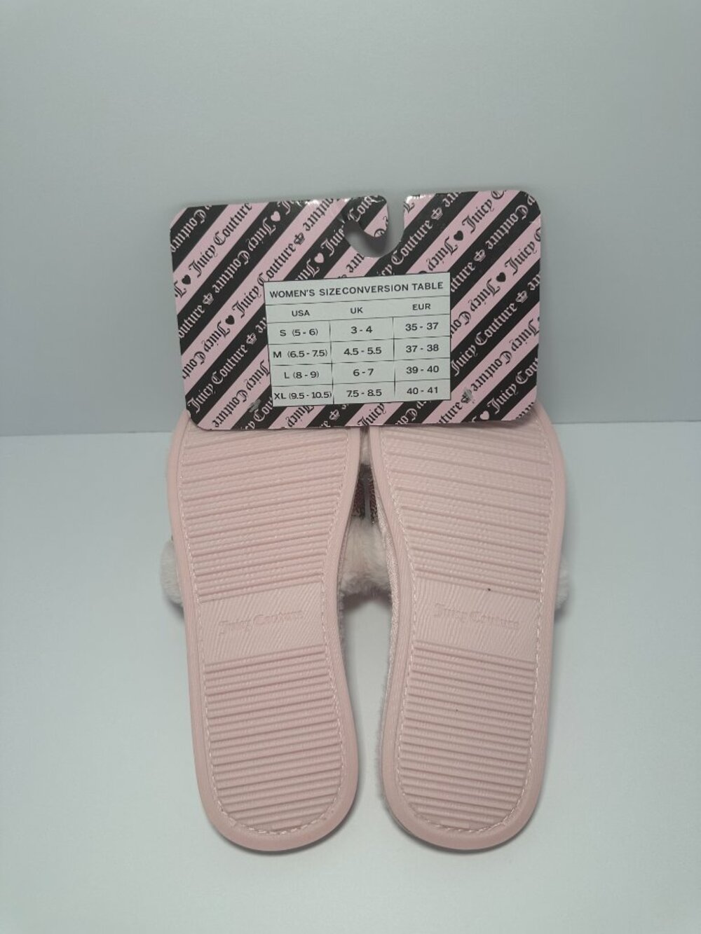 Juicy Couture Pink Cherry Backpack & Juicy Couture GOJI Pink Cherry Slippers set - Picture 2 of 5